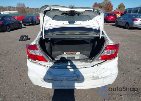 2012 Honda Civic Lx из США, поврежденный, VIN 19XFB2F57CE369968